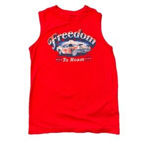 Wonder Nation Boy S‎ 6 - 7 Freedom Spirit T Shirts Color Red 0130